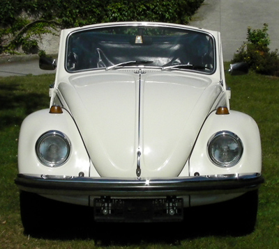 Hochzeitsauto - VW Käfer Cabrio Karmann Baujahr 1967 in weiss für Ihre Traumhochzeit - VW Käfer Karmann Cabrio von Handel & Vermietung Schratzenthaller e.U.