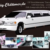 Hochzeitsauto - Lincoln Stretchlimousine von Leipzig-Oldtimer.de - Hochzeitsautos mit Chauffeur
