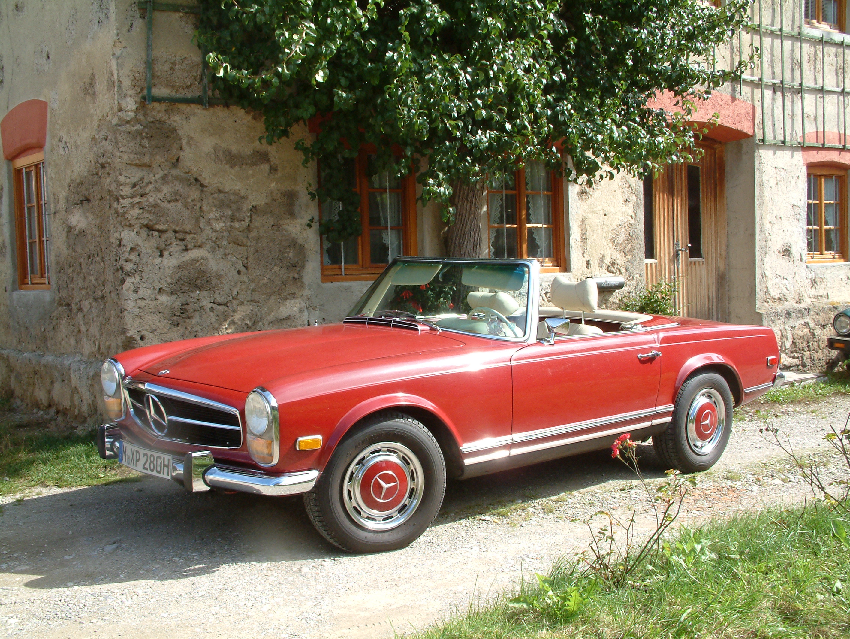 Hochzeitsauto - Mercedes Benz 280 SL