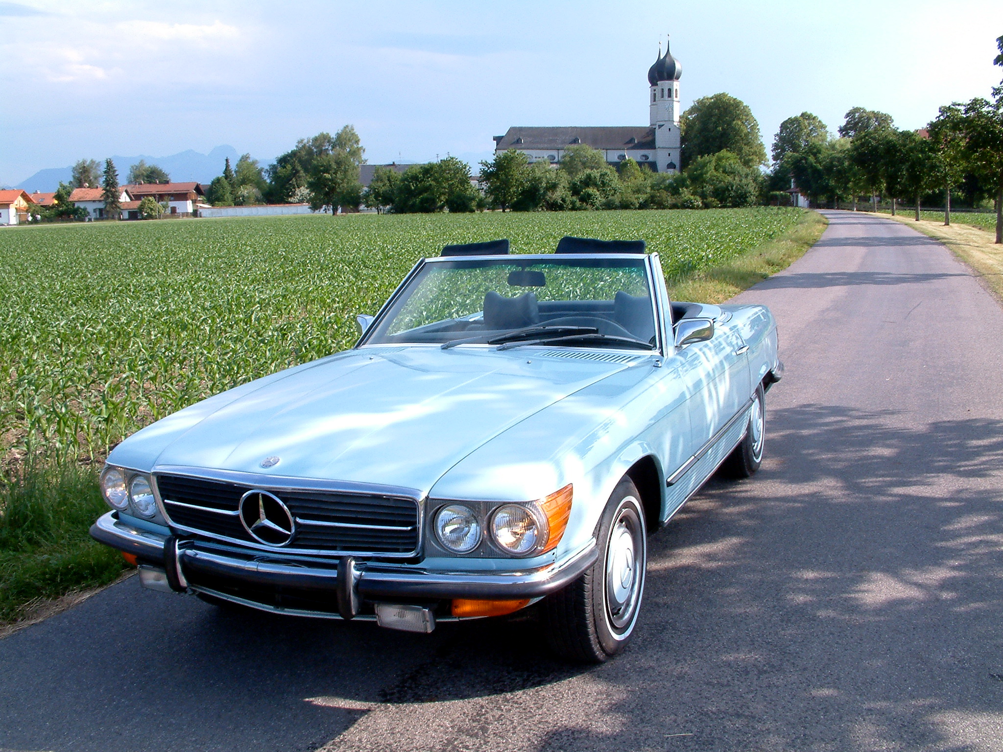 Hochzeitsauto - Mercedes Benz 450 SL