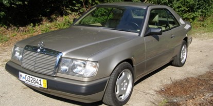 Hochzeitsauto-Vermietung - Farbe: Silber - München - Mercedes Benz 300 CE