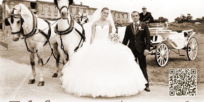 Hochzeitsauto-Vermietung - Farbe: Weiß - Großpösna - Kutsche Hochzeit mieten - Leipziger Hochzeitskutschen