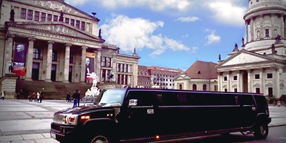 Hochzeitsauto-Vermietung - Farbe: Schwarz - Schönfließ - schwarze Hummer-Stretchlimousine
