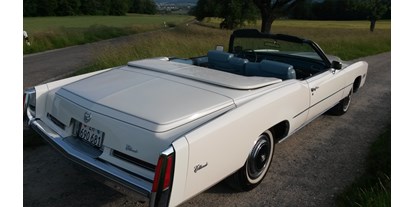 Hochzeitsauto-Vermietung - Farbe: Weiß - Weiningen ZH - ....Cadillac Eldorado....       ....Cabrio !!!            Unvergessliche Momente !!!