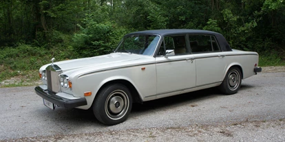 Hochzeitsauto-Vermietung - Farbe: Weiß - Fischtaging - Rolls Royce Silver Wraith II