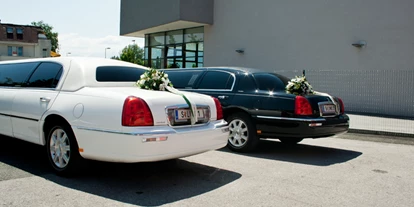 Hochzeitsauto-Vermietung - Farbe: Weiß - Fischtaging - Amadeus Limousines - Ihre Hochzeitslimousinen! - Lincoln Town Car von Amadeus Limousines