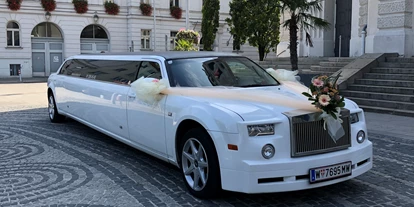 Hochzeitsauto-Vermietung - Marke: Rolls Royce - Breitenfurt bei Wien - Hochzeitsauto mieten Wien - E&M Stretchlimousine mieten Wien