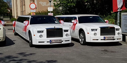 Hochzeitsauto-Vermietung - Marke: Rolls Royce - Breitenfurt bei Wien - Hochzeitslimousine Stretchlimousine Chrysler - E&M Stretchlimousine mieten Wien