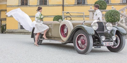 Hochzeitsauto-Vermietung - Art des Fahrzeugs: Oldtimer - Erlach (Pfaffstätt, Pischelsdorf am Engelbach) - Ein Austro Daimler Baujahr 1929  - fahr(T)raum - historisches Automobil