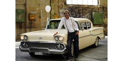 Hochzeitsauto-Vermietung - Farbe: Beige - 1958 er Chevy mit Chauffeur  - Chevy