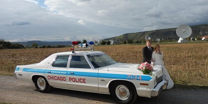 Hochzeitsauto-Vermietung - Chauffeur: nur mit Chauffeur - Salz (Landkreis Rhön-Grabfeld) - Dodge Monaco Chicago Police Car von bluesmobile4you - Dodge Monaco Chicago Police Car von bluesmobile4you