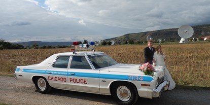 Hochzeitsauto-Vermietung - Farbe: Weiß - Rannungen - Dodge Monaco Chicago Police Car von bluesmobile4you - Dodge Monaco Chicago Police Car von bluesmobile4you