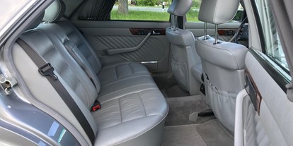 Hochzeitsauto-Vermietung - Art des Fahrzeugs: Youngtimer - Mercedes-Benz 500 SEL, Langversion