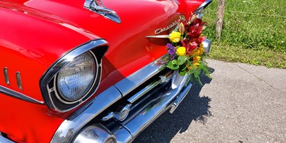 Hochzeitsauto-Vermietung - Farbe: Rot - PLZ 3054 (Schweiz) - Chevrolet Bel Air 1957