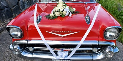 Hochzeitsauto-Vermietung - Farbe: Weiß - PLZ 3035 (Schweiz) - Chevrolet Bel Air 1957