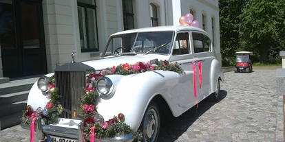 Hochzeitsauto-Vermietung - Art des Fahrzeugs: Oldtimer - PLZ 22391 (Deutschland) - Rolls Royce weiss