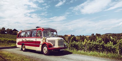 Hochzeitsauto-Vermietung - Farbe: Beige - Steyr 380 b – „Der Obersteirer“