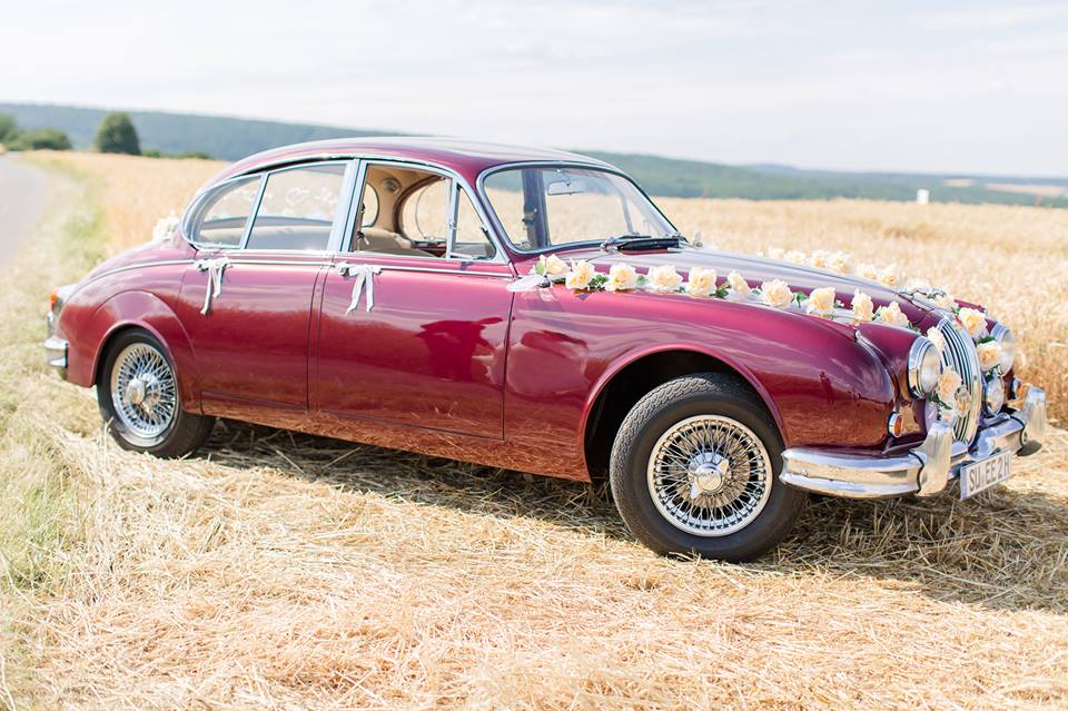 Hochzeitsauto - Jaguar MK 2 - Hochzeitsfahrten Bonn