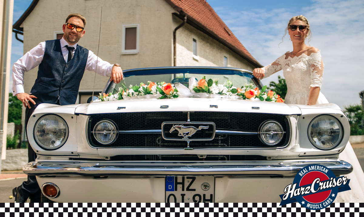 Hochzeitsauto - 1967er Mustang Cabrio