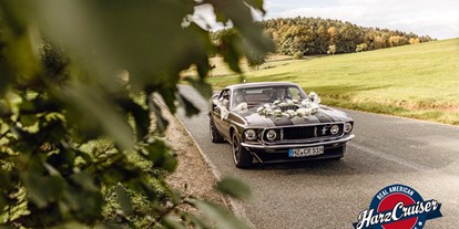 Hochzeitsauto-Vermietung - Versicherung: Teilkasko - Wernigerode - 1969er Mustang Fastback "John Wick"