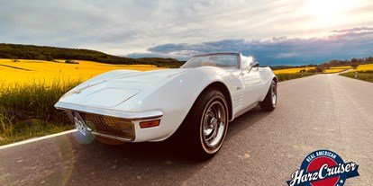 Hochzeitsauto-Vermietung - Versicherung: Vollkasko - Wernigerode - 1970er Corvette C3 "Stingray" Cabrio