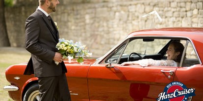 Hochzeitsauto-Vermietung - Versicherung: Teilkasko - Sachsen-Anhalt Süd - 1966er Mustang Coupé