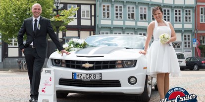 Hochzeitsauto-Vermietung - Farbe: Weiß - Quedlinburg - Camaro Cabrio