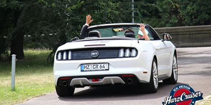 Hochzeitsauto-Vermietung - Farbe: Weiß - Quedlinburg - Camaro Cabrio
