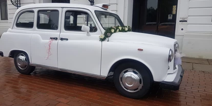 Hochzeitsauto-Vermietung - Farbe: Weiß - PLZ 20251 (Deutschland) - Londontaxi weiss