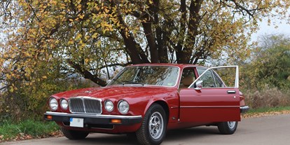 Hochzeitsauto-Vermietung - Farbe: Rot - PLZ 24972 (Deutschland) - Jaguar XJ6 Limousine