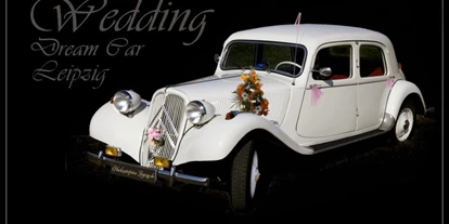 Hochzeitsauto-Vermietung - Farbe: Weiß - PLZ 04155 (Deutschland) - Citroen Oldtimer Hochzeitsauto - Cadillac Eldorado Cabrio von Leipzig-Oldtimer.de - Hochzeitsautos mit Chauffeur