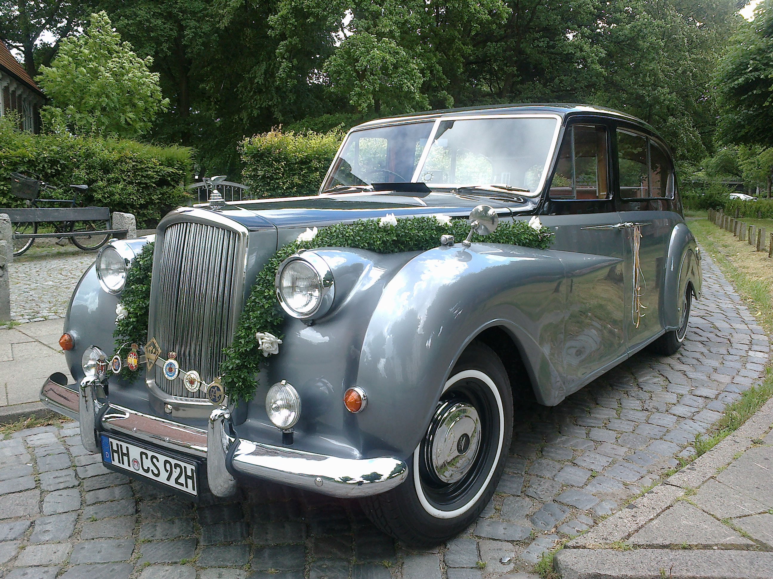Hochzeitsauto - Bentley 1959, silber-schwarz