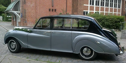 Hochzeitsauto-Vermietung - Einzugsgebiet: national - PLZ 22391 (Deutschland) - Bentley 1959, silber-schwarz