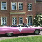 Hochzeitsauto - Pink Cadillac Cabrio 1969