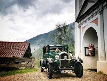 Hochzeitsauto-Vermietung - Chauffeur: nur mit Chauffeur - Tiroler Oberland - Citroen AC4,
Bj. 1928 
Angemeldet 1931 - Oldtimer Shuttle