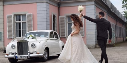 Hochzeitsauto-Vermietung - Versicherung: Vollkasko - Weisser Rolls Royce Silver Cloud