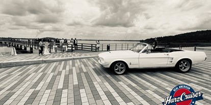 Hochzeitsauto-Vermietung - Farbe: Weiß - Thale - 1967er Mustang Cabrio