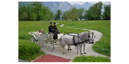 Hochzeitsauto-Vermietung - Farbe: Weiß - Winkling (Edt bei Lambach) - Landauer Kutsche - Die Salzkammerkutscher