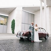 Hochzeitsfahrten: Jaguar MK 2 - Hochzeitsfahrten Bonn: Standard Paket