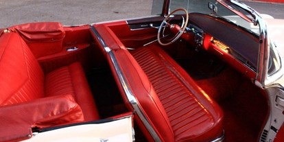 Hochzeitsauto-Vermietung - Farbe: Weiß - Sauerland - Cadillac Eldorado Cabrio 1954