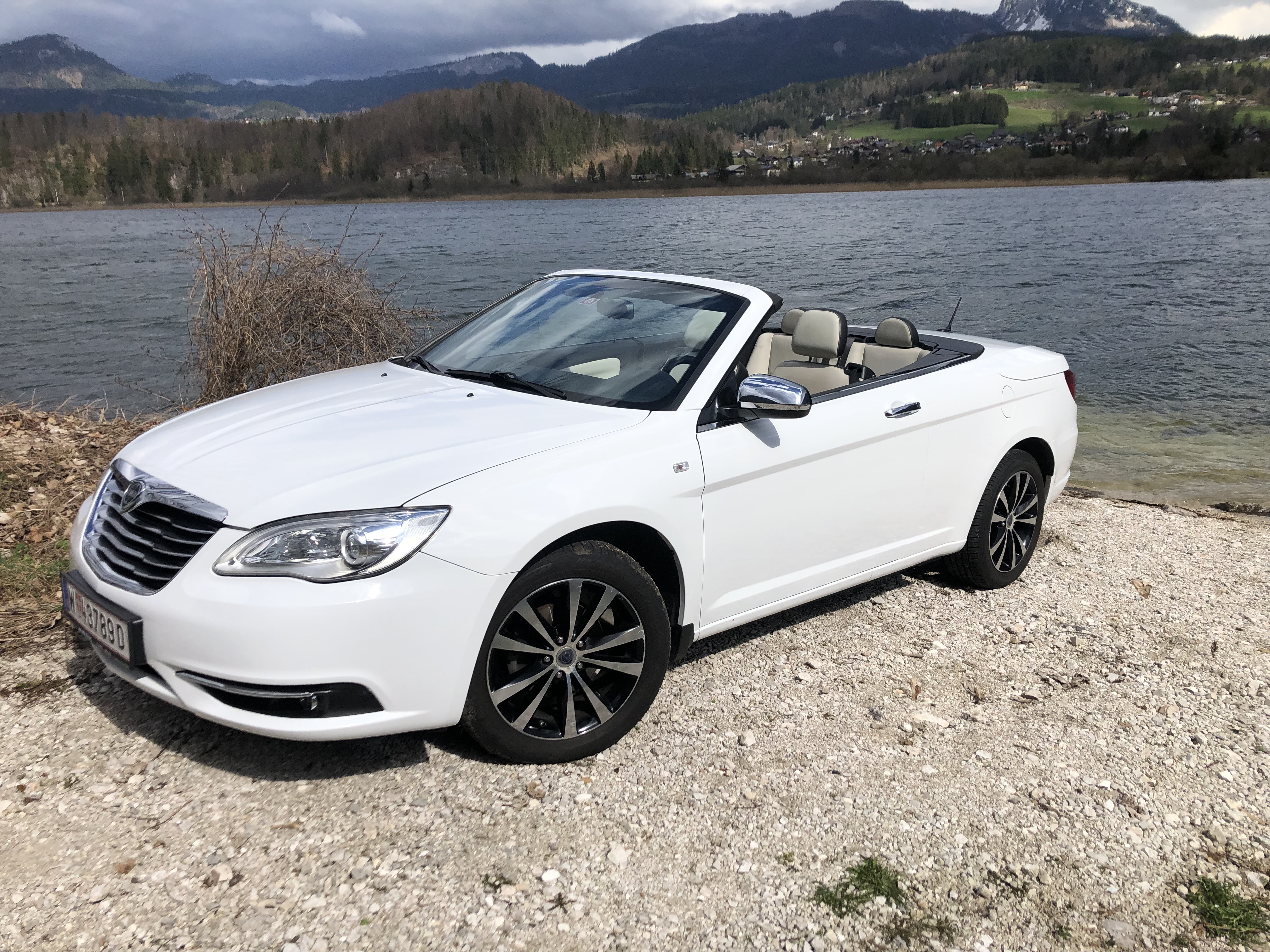 Hochzeitsauto - Lancia Flavia Cabrio, weiss - Lancia Flavia Cabrio weiss