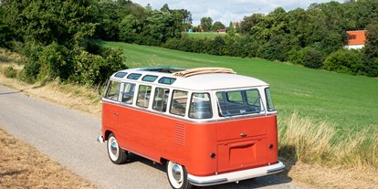 Hochzeitsauto-Vermietung - Einzugsgebiet: international - VW Bus T1 von Book a Bulli.com
