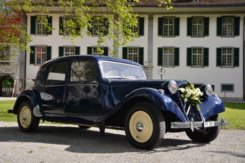 Hochzeitsauto: Citroen 1953 - Cadillac von Oldtimervermietung Rent A Classic Car