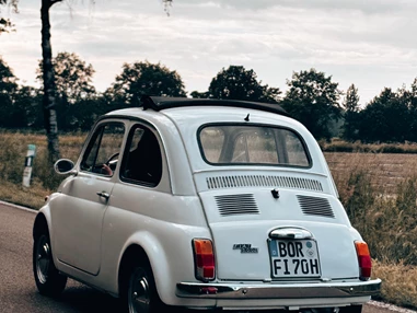 Hochzeitsauto: Fiat 500 L