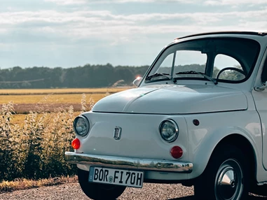 Hochzeitsauto: Fiat 500 L