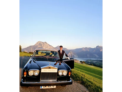 Hochzeitsauto-Vermietung - Versicherung: Haftpflicht - Sbg. Salzkammergut - Rolls Royce Silver Shadow I LWB