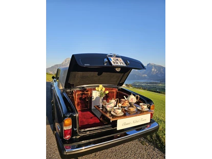 Hochzeitsauto-Vermietung - Versicherung: Haftpflicht - Sbg. Salzkammergut - Rolls Royce Silver Shadow I LWB