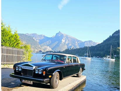 Hochzeitsauto-Vermietung - Versicherung: Haftpflicht - Sbg. Salzkammergut - Rolls Royce Silver Shadow I LWB