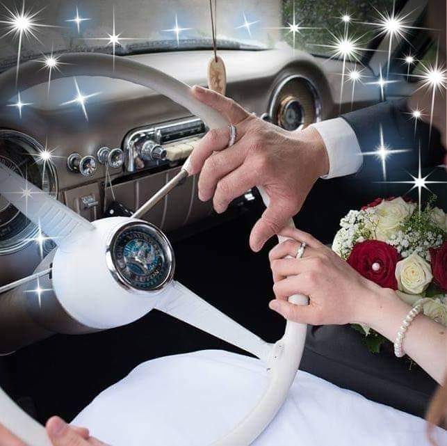 Hochzeitsauto: Ein Team für die Ewigkeit...  - Vauxhall Cresta E  von 1955 Oldtimer-hochzeitsfahrten-nrw.de