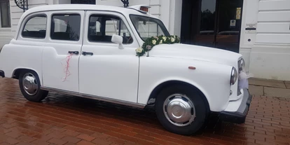 Hochzeitsauto-Vermietung - Versicherung: Teilkasko - Hamburg-Stadt (Hamburg, Freie und Hansestadt) - London Taxi in schneeweiss